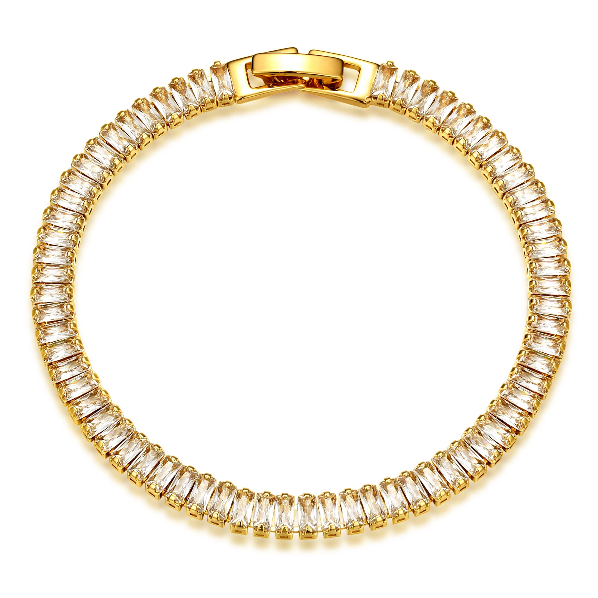 MEVECCO Dainty Chain Bracelets for Women, Layered and Charm Styles